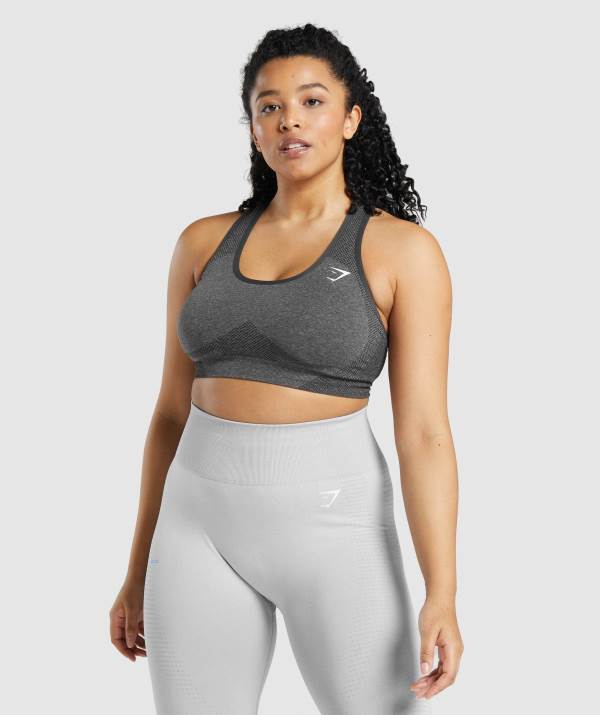 Damske Športové Podprsenky Gymshark Vital Seamless 2.0 Siva | GF8239415
